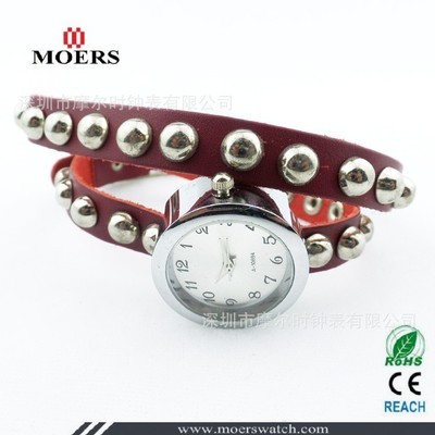 外貿(mào)原單時(shí)尚女士皮帶手表 加長(zhǎng)PU皮表帶與合金禮品的批發(fā)優(yōu)選